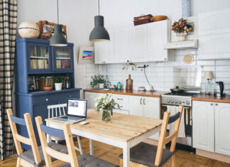 Styl skandynawski w jadalni